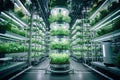 agriculture revolution: Vertical farming high-tech city living with innovative solutions.