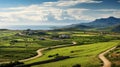 agriculture sardinian countryside rolling