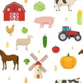 Agriculture Seamless Pattern