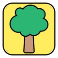 Agriculture tree, icon