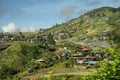 Agriculture valley near Kinabalu Mountain