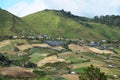 Agriculture valley near Kinabalu Mountain