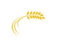 Agriculture wheat Logo Template vector icon design Royalty Free Stock Photo