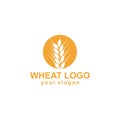 Agriculture wheat Logo Template vector icon design