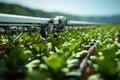 Agricultures future Robotic efficiency takes over watering copyspace for industry transformation