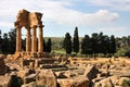 Agrigento - Greek ruins Royalty Free Stock Photo