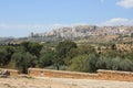 Agrigento, panoramic view of the town Royalty Free Stock Photo