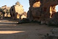 agrigento sicily italy mountain top mountaintop cliff ancient ruins wide medium 190 ph Royalty Free Stock Photo