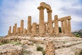 Agrigento Valley of the Temples, Greek Temple built in the 5th century BC, Agrigento, Sicily Royalty Free Stock Photo