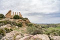 Agrigento Valley of the Temples, Greek Temple built in the 5th century BC, Agrigento, Sicily Royalty Free Stock Photo