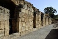 Agrippa palace ruins, Israel Royalty Free Stock Photo