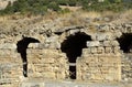 Agrippa palace ruins, Israel Royalty Free Stock Photo