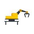 Agritech machine icon flat isolated vector Royalty Free Stock Photo