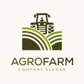 Agro Farm - vector logo template design illustration of agriculture business