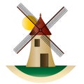 European mill - for logo