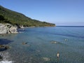 Agropoli - A view of a free beach in Trentova