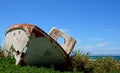 Aground life boat Royalty Free Stock Photo