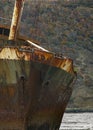 Aground ship at cabo san pablo beach, argentina