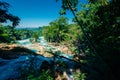 Agua Azul, Chiapas, Palenque, Mexico. View of the amazing waterfall Royalty Free Stock Photo