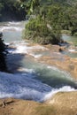 Agua azul waterfall Mexico Royalty Free Stock Photo