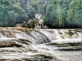 Agua azul waterfalls. Chiapas, Mexico Royalty Free Stock Photo