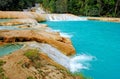 Agua Azul waterfalls in Mexico Royalty Free Stock Photo