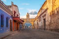 Antigua City Sunrise, Guatemala Royalty Free Stock Photo