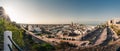 Aguadulce, Spain. august, 28th 2019: panoramic view of the marina of Aguadulce, Roquetas de Mar