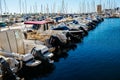 Aguadulce, Spain; february 14th 2021: View of the Aguadulce marina