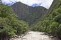 Aguas Calientes, Urubamba River, Machu Picchu, Peru, South America Royalty Free Stock Photo