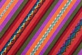 Aguayo andean loom Royalty Free Stock Photo