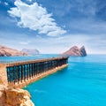 Aguilas Embarcadero el Hornillo pier Murcia Spain Royalty Free Stock Photo