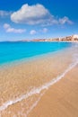 Aguilas Poniente beach Murcia in Spain Royalty Free Stock Photo