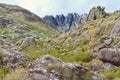 Agulhas Negras (black needles) mountain in Itatiaia National Par Royalty Free Stock Photo