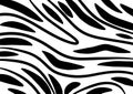 Black and white abstract psydelic wavy swish curves texture background Royalty Free Stock Photo