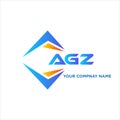 AGZ abstract technology logo design on white background. AGZ creative initials Royalty Free Stock Photo