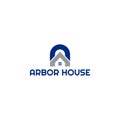 AH Arbor House Logo Design Vector