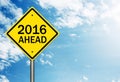 2016 Ahead Royalty Free Stock Photo