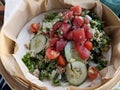 Ahi Quinoa Salad Royalty Free Stock Photo