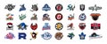 AHL season 2022-23. Chicago Wolves, Grand Rapids Griffins, Iowa Wild, Rockford IceHogs, Texas Stars,Calgary Wranglers, Lehigh