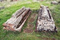 Ahlat Seljukian Cemetery. Seljuk Period Tombstones.