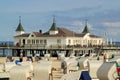 Ahlbeck pier Royalty Free Stock Photo