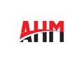 AHM Letter Initial Logo Design Vector Illustration Royalty Free Stock Photo