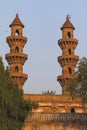 Jhulta minar swing minaret , ahmedabad, gujrat, India. Royalty Free Stock Photo
