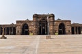 Ahmedabad, Gujarat, January 2020, Front View of Jami Masjid or Friday Mosque Royalty Free Stock Photo