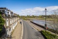 AHousing on the left side of the river Lune