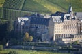 Bad Neuenahr-Ahrweiler, Germany - 10 19 2020: Calvarianberg, older part of the monastery and school Royalty Free Stock Photo