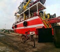 AHTS vessel at dry docking