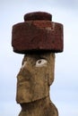 Ahu Ko Te Riku close up Easter Island Rapa Nui Polynesia Chile South America