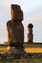 Moai Ahu Ko Te Riku and Moai Ahu Tahai on Easter Island